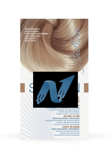 BioNike Linea Shine ON Tintura per Capelli Cute Sensibile 8 Biondo Chiaro