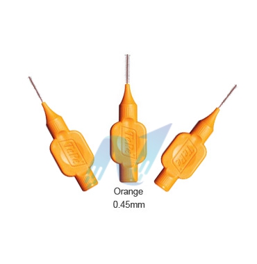 TePe Linea Cura Dentale Quotidiana 6 Scovolini Interdentali 0,45 Colore Arancio