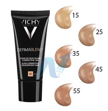 Vichy Make-up Linea Trucco Dermablend Fondotinta Correttore Fluido 30 ml 25