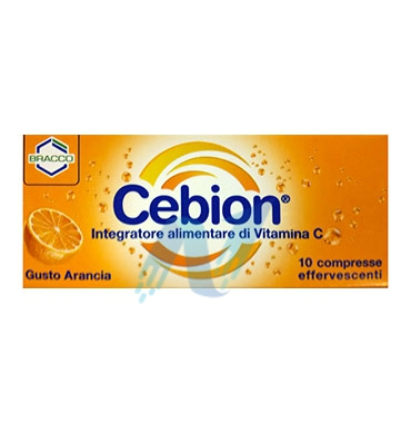 Cebion Vit C Integratore 10 Compresse Effervescenti Arancia