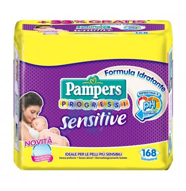 Pampers Linea Progressi Sensitive Pannolini per Bambini Taglia 1 Piccola 2-5 Kg