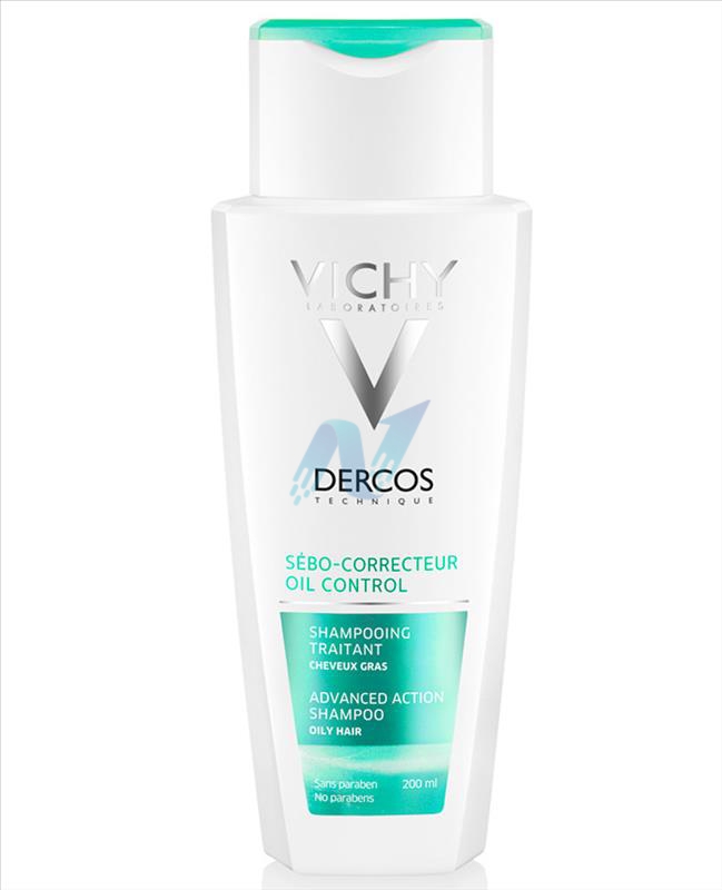 Dercos Shampoo Trattante Sebo Correcteur Capelli Grassi 200ml