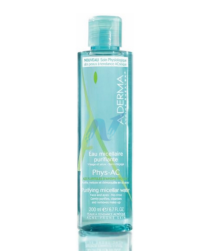 A-Derma Linea Phys-AC Pelli Grasse Acqua Micellare Struccante 200 ml