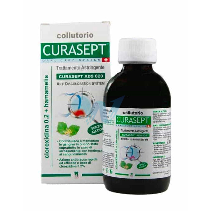 Curasept ADS Clorexidina 0,20% Collutorio Astringente 200 ml