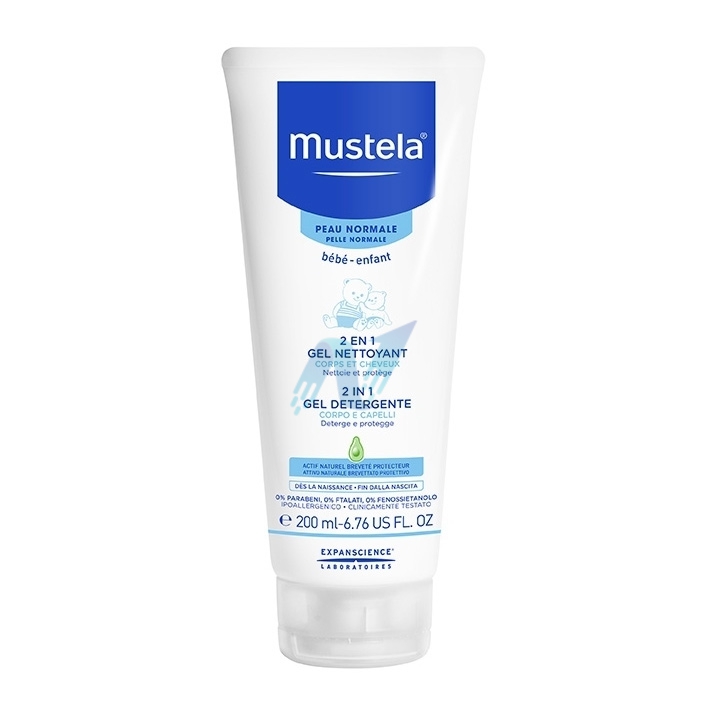 Mustela Gel Detergente Delicato 2 in 1 Corpo e Capelli 200ml