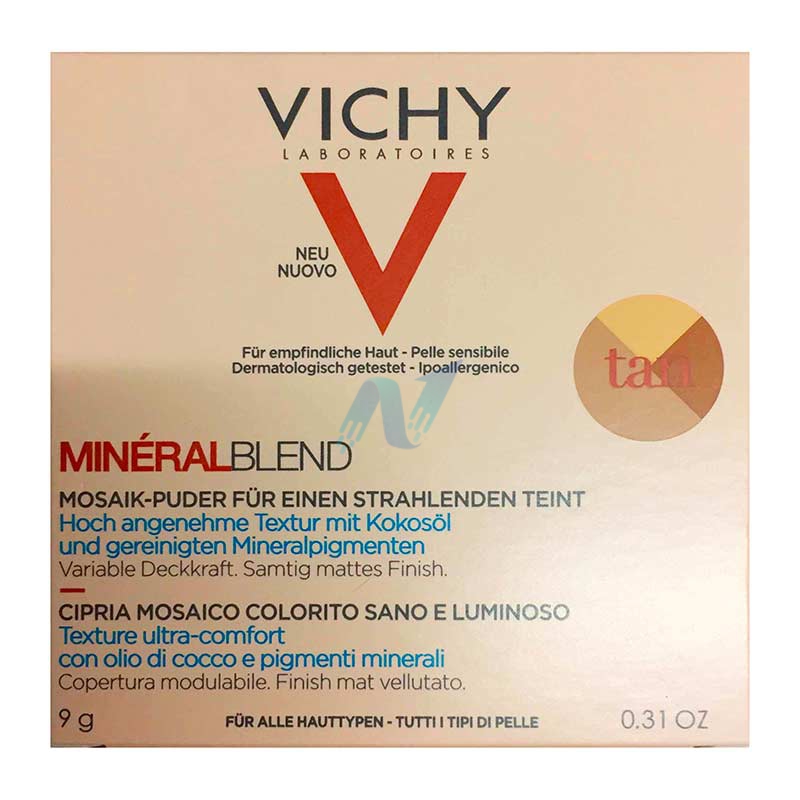 Vichy Make-up Linea Mineralblend Cipria Mosaico Idratante Uniformante 9 g Medium