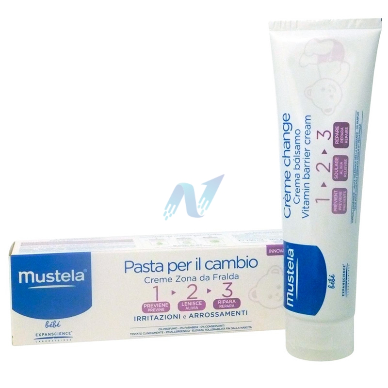 Mustela Pasta Cambio 123 Lentiva Protettiva 100 ml