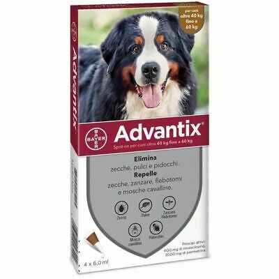 Advantix Spot On Cani Giganti 40 60kg  4x6 0 ml