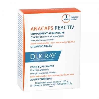 Ducray Anacaps Reactiv Capelli 30cps