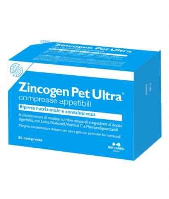Zincogen Pet Ultra Mangime Cani 60 Cpr.
