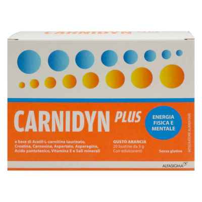 Carnidyn Plus Integratore Alimentare 20 Buste